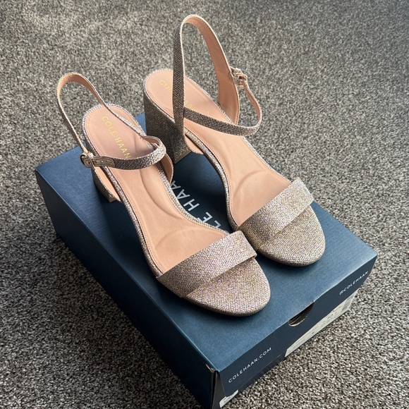 Cole Haan Women's Sparkling Heels - Gold - Picture 1 of 7
